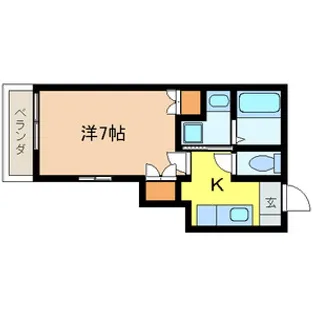 クレイン みどり台【1階】の間取り