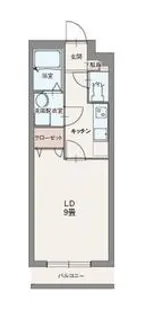アロッジオ淵野辺Ⅰ【1階】の間取り