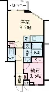 ディームス初台Ⅰ【4階】の間取り