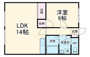 マンション楠通りⅡ【2階】の間取り