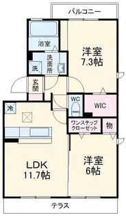 ウィンクルムⅡ【3階】の間取り