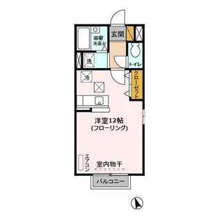 ヴィラ パーチェ【1階】の間取り
