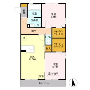 サニーコート日吉【3階】の間取り