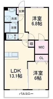 アルコバレーノ【2階】の間取り