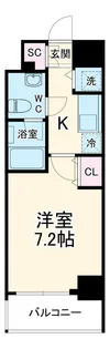 レジディア本厚木【4階】の間取り