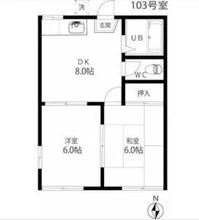 アワーズハウスA【1階】の間取り