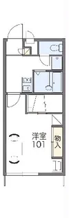レオパレス桜【1階】の間取り