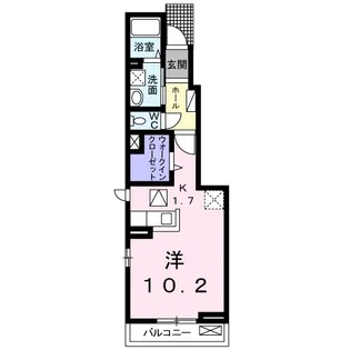 アウローラ【1階】の間取り