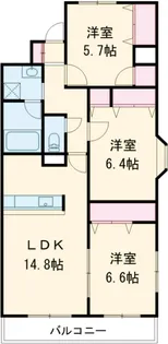 コトヒルズ【7階】の間取り