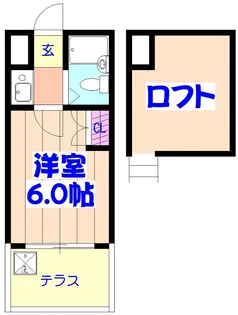ジュネパレス船橋第54【102号室】の間取り