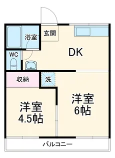 辻サンハイツ【201号室】の間取り