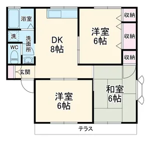 シャルムアイ【102号室】の間取り