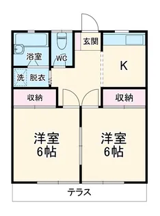 プリムヴェール【102号室】の間取り