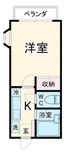 ESTATE紫苑NO.2【2階】の間取り