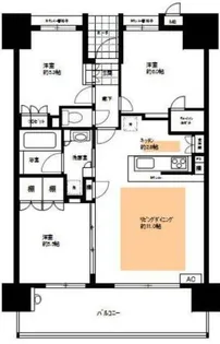 パークナード亀戸ロジュマン【14階】の間取り