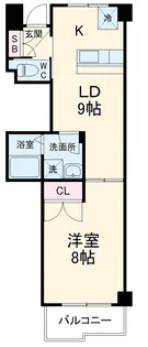 パステル八芳【4階】の間取り