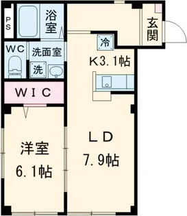 ルミナス クレ【2階】の間取り