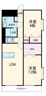 プロスパー【105号室】の間取り