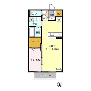 クルール【2階】の間取り