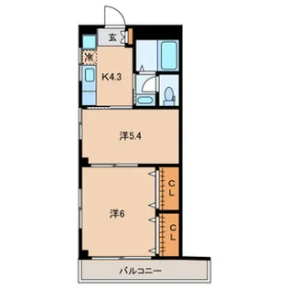 サンフェスタしらさわ【2階】の間取り