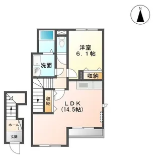 Estate【205号室】の間取り