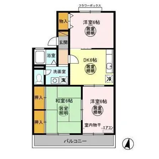 ウェルセッジ請西 Ⅱ【1階】の間取り