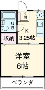 湘南台コーポ【23号室】の間取り