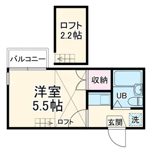 コーラル鵠沼【2階】の間取り
