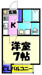 アージュドール桜木【1階】の間取り