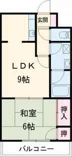 クレール山本【2階】の間取り