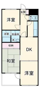 パルパステル【3階】の間取り