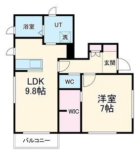 アドバンス霞 東棟【1階】の間取り