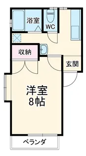 レイクヒルズⅠ【1階】の間取り