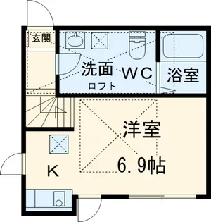 プリオーレ湘南アネックス【101号室】の間取り