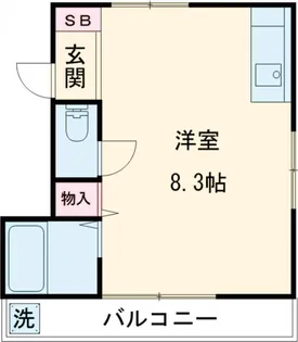 ロイヤル豊島【3階】の間取り