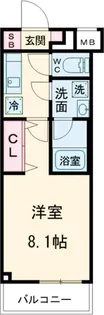 フュージョナル北赤羽DUE【1階】の間取り
