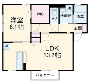 セジュール河原口【2階】の間取り