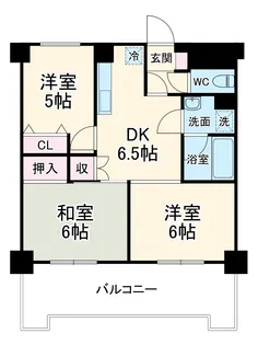日神パレステージ川越【203号室】の間取り