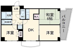 ハイムセロー【2階】の間取り