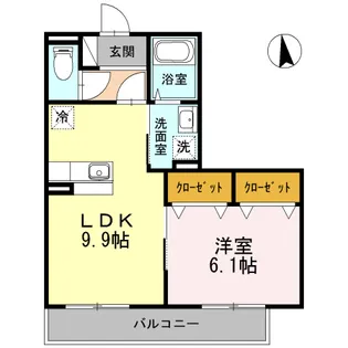 SEJOUR Aikou【2階】の間取り