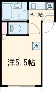 ベルフィオーレ町田【1D号室】の間取り