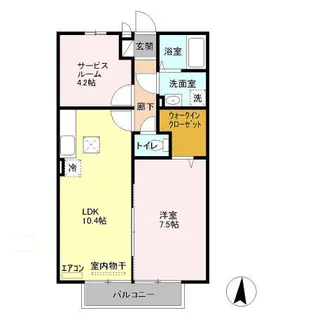 アミティエ マノ【1階】の間取り