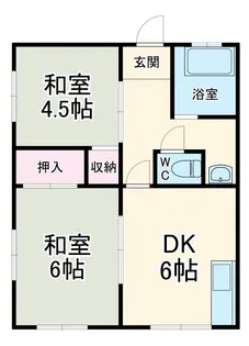 北原荘【102号室】の間取り