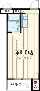 ラフォーレ中野【2階】の間取り