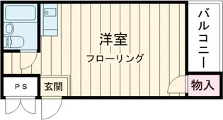 ラフォーレ中野【206号室】の間取り