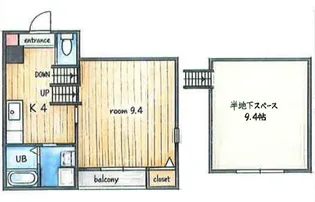 リーフル弐番館【106号室】の間取り