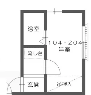 ウィンサム田梅【2階】の間取り