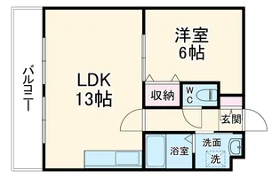ラ・セフィーロⅤ【201号室】の間取り