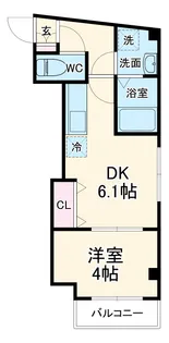 カノン【3階】の間取り