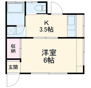 ユタカ【B号室】の間取り
